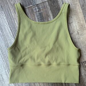 lululemon athletica Olive Green Tank Top